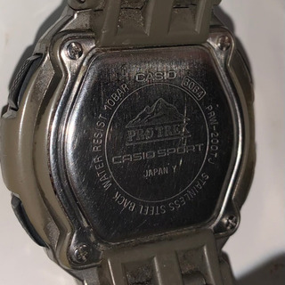 CASIOスポーツプロトレック腕時計の画像