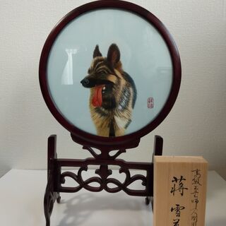 両面刺繍　（中国人間国宝　蒋雪英女史作）の画像