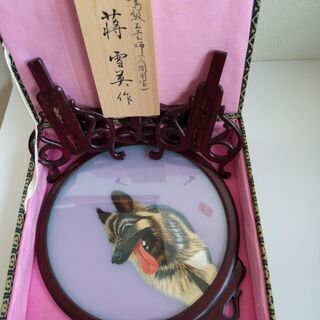 両面刺繍　（中国人間国宝　蒋雪英女史作）の画像