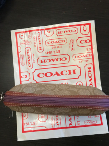 ?新品 COACH コーチ 化粧ポーチ