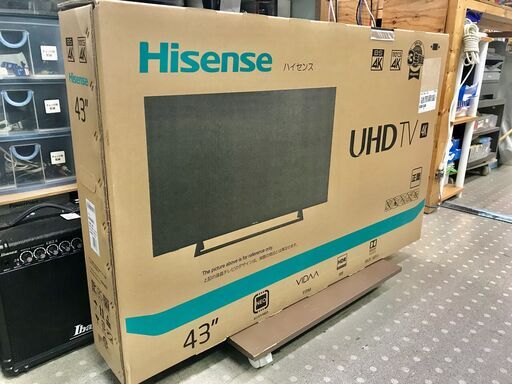 Hisenseハイセンス 43V型 液晶テレビ 43E6800