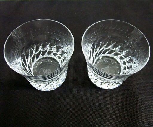 開封未使用品 Baccarat/バカラ ロックグラス タンブラー 「グローリア」ペアセット ☆ PayPay(ペイペイ)決済可能 ☆ 