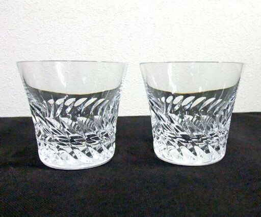 開封未使用品 Baccarat/バカラ ロックグラス タンブラー 「グローリア」ペアセット ☆ PayPay(ペイペイ)決済可能 ☆ 