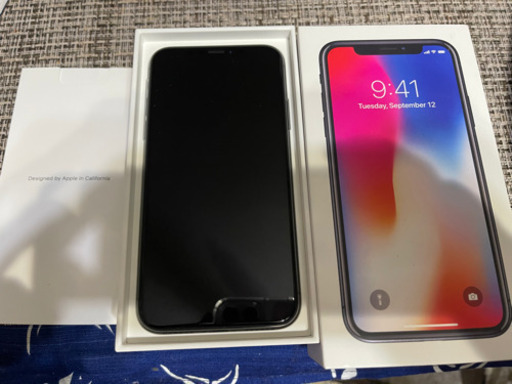 i phon x スペースグレイ256ギガ　ほぼ新品