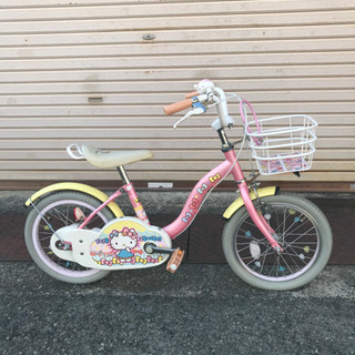 キティちゃん 自転車の中古が安い！激安で譲ります・無料で