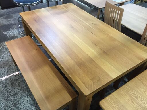 ベンチダイニング3点セット