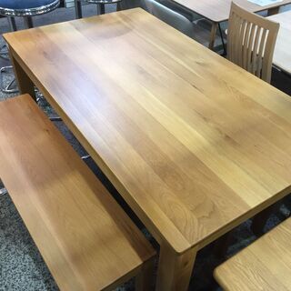 ベンチダイニング3点セットの画像