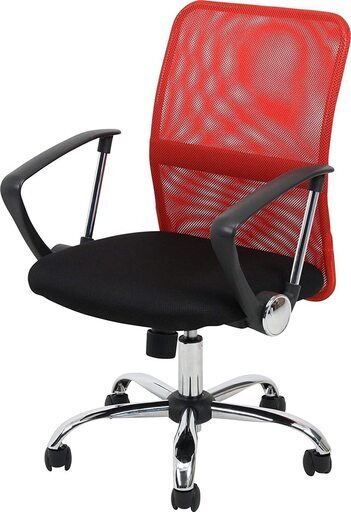 新品◇メッシュバックチェアー レッド