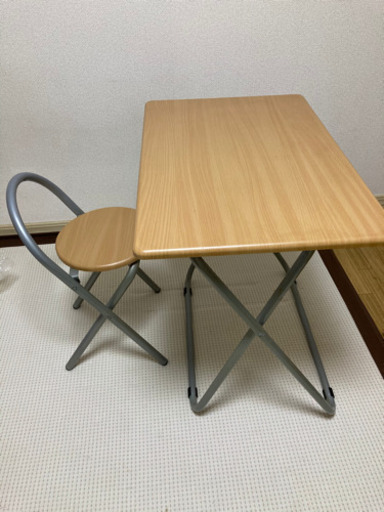 机と椅子　折り畳み式