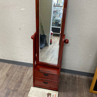 （値下げしました！半額！）根来塗 鏡台 漆塗 6,500円