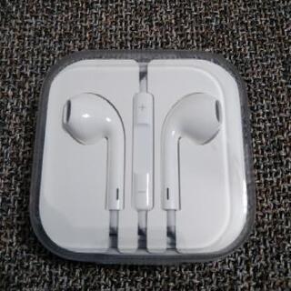 【新品未使用】アップル純正 iPhone イヤホンマイクの画像