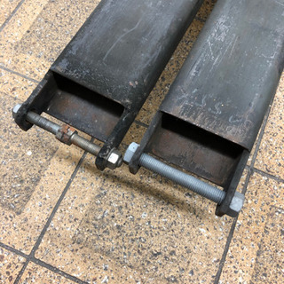 大阪発　フォークリフト サヤ ツメ ロング 長爪 鞘 中古 サヤフォーク 1600ｍｍの画像