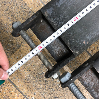 大阪発　フォークリフト サヤ ツメ ロング 長爪 鞘 中古 サヤフォーク 1600ｍｍの画像