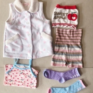 値下げ！女の子120cm GAPなど秋冬アイテム17点＋おまけ1点の画像