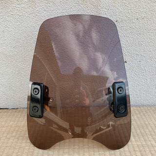 【最終値下げ】バイク　ウインドシールド　防寒防風　美品　の画像