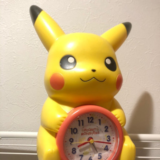 ピカチュウ　セイコー　おしゃべり目覚まし時計