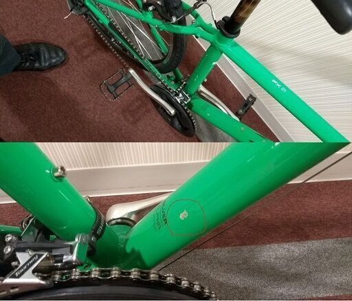 お値段変更！ 目立ち色グリーンのTREK FX2　サイズ17.5
