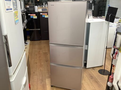【安心の6ヶ月保証】　TOSHIBA＜東芝＞　340L　冷凍88L　3ドア冷蔵庫　[トレファク八王子めじろ台店]