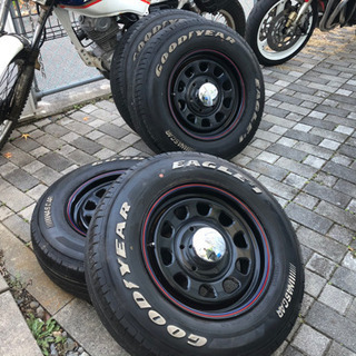 ハイエース デイトナ ホイール NASCARタイヤ付き 長野市発 引き取り限定