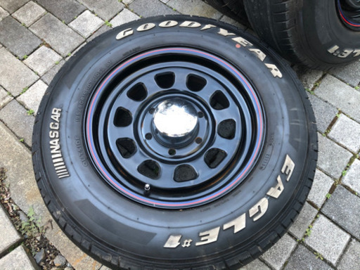 ハイエース デイトナ ホイール NASCARタイヤ付き 長野市発 引き取り限定