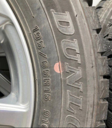 195/65R/15 ダンロップ　スタッドレスタイヤ　10,000円