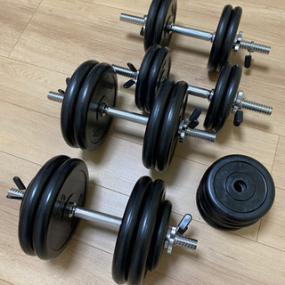 お取引相手決定】トレーニングセット（懸垂器具、ダンベル、フラット 