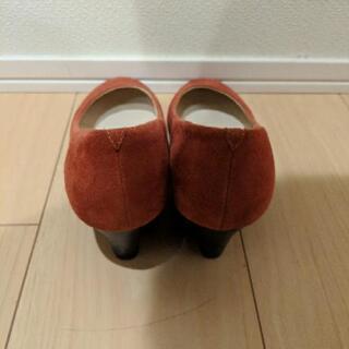 パンプス　オレンジ　23cmの画像