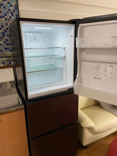 【美品】2020年式　ハイセンス　3ドア冷蔵庫282L　HR-G2801BR