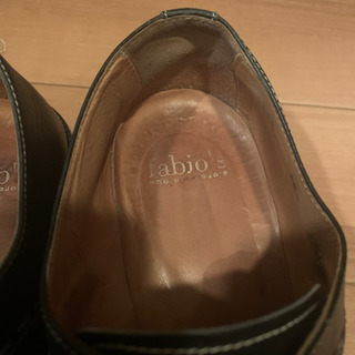 イタリー製　fabjo 's メンズシューズ　革　黒の画像