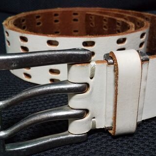 革ベルト　（ホワイト）の画像
