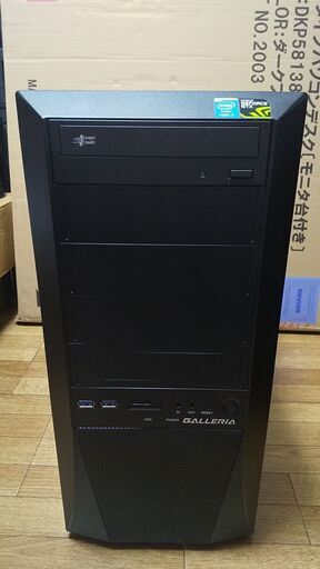ガレリア　高性能ゲーミングパソコン Core i7搭載 メモリ16G SSD480G CDDVD読み書き GTX1070 8G 最新Windows10