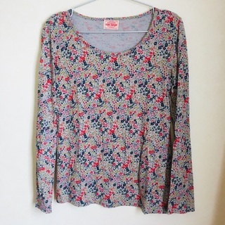 【美品】CUBE SUGAR / 小花柄カットソー / Mサイズ