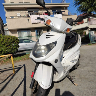 ヤマハ シグナスX FI 台湾仕様2型 自賠7年9700km 白