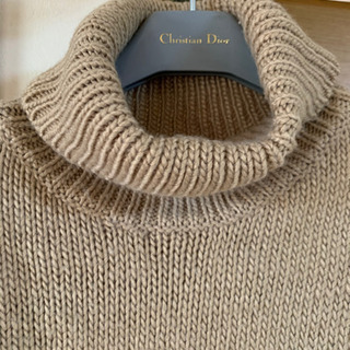 新品 ブラウス袖のニットワンピ Mの画像