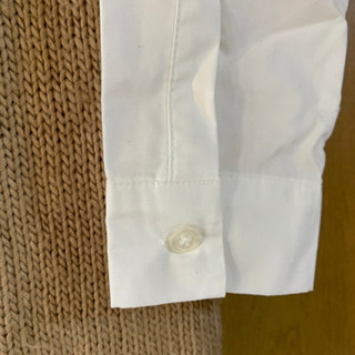 新品 ブラウス袖のニットワンピ Mの画像