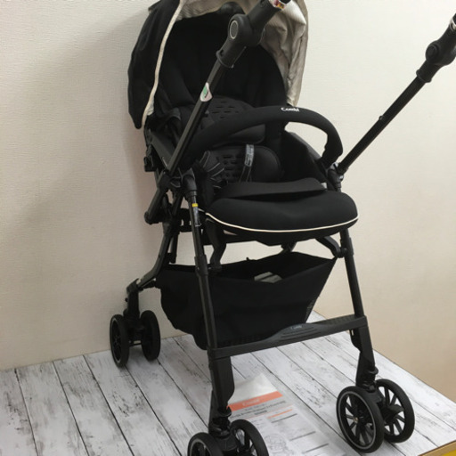 ベビーカー　コンビ メチャカルオート4キャス コンパクトエッグショック lotta アカチャンホンポ モデル ブラック