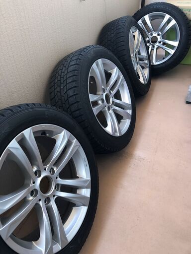 225/50r17　スタッドレスタイヤ・アルミホイール4本セット　バリ溝