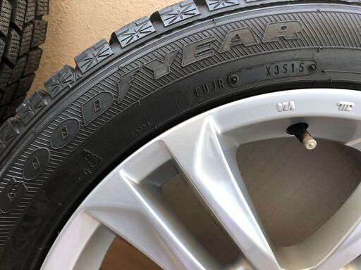 225/50r17　スタッドレスタイヤ・アルミホイール4本セット　バリ溝