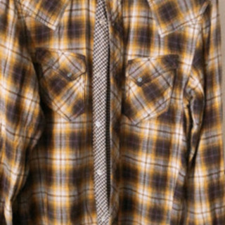 長袖シャツ　黄×黒
