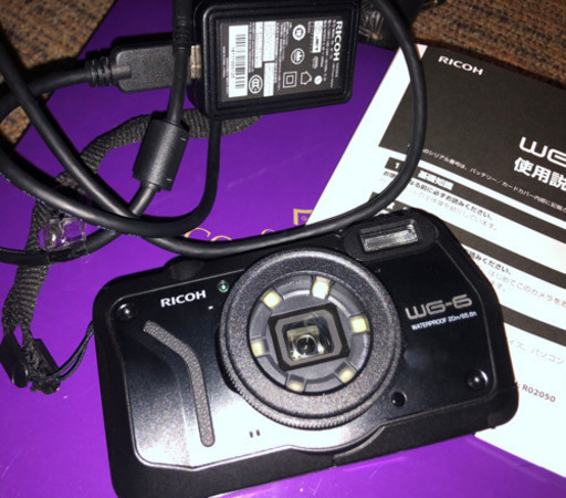 RICOH WG6 ブラック　デジカメ