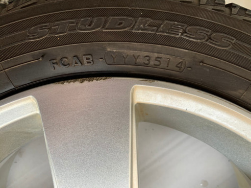 スタッドレスタイヤ　アルミホイール付　175 60 R16