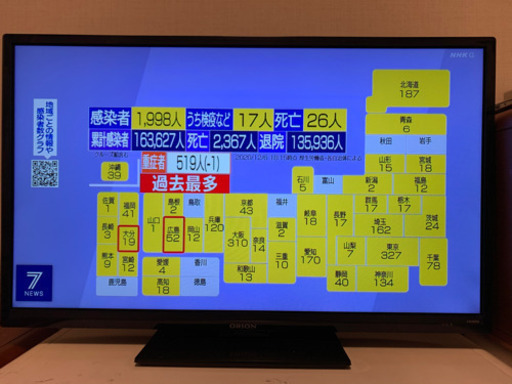 ORION 32型液晶テレビ