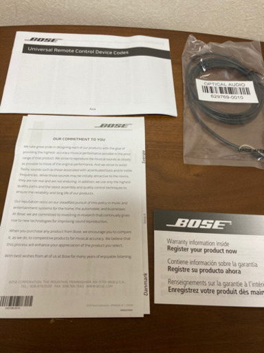 Bose Solo 5 TV sound system ワイヤレスサウンドバー