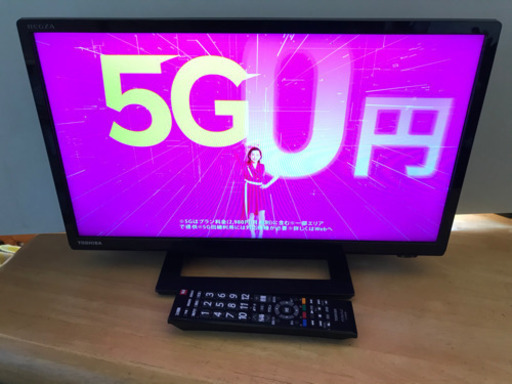 美品 2019年製 TOSHIBA REGZA 19v型 液晶テレビ 19S22 