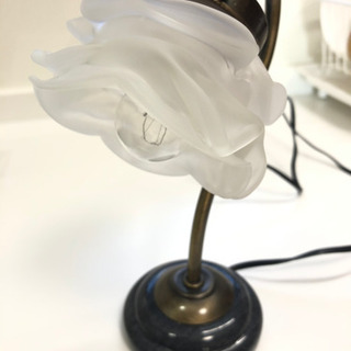 ライトスタンド☆レトロ☆ガラス製