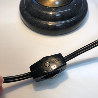 ライトスタンド☆レトロ☆ガラス製の画像