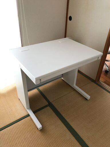 コクヨ インベント オフィスデスク 平机 ホワイト