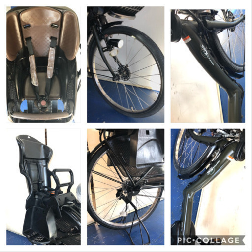 ヤマハ　パスキッス　26インチ 3人乗り 8.9ah デジタル　電動自転車　1207