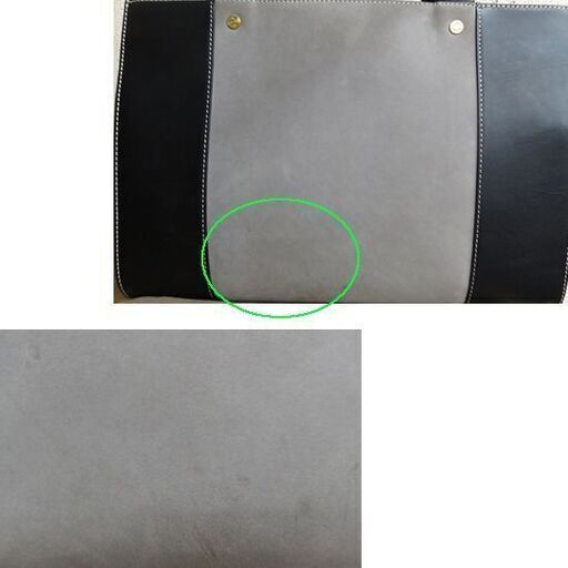 SOMES SADDLE ソメスサドル トートバッグ レザー×スエード ブラック×グレー 肩掛け可　革 黒 カバン  ☆ PayPay