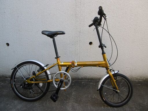 ■　折り畳み自転車　アサヒ ALVLAYS アルブレイズ 6061　6段変速＆収納 バッグ　中古品　■